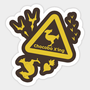 Chocobo Crossing - Final Fantasy Sticker